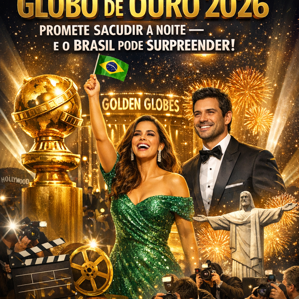 Globo de Ouro 2026 promete sacudir a noite — e o Brasil pode surpreender