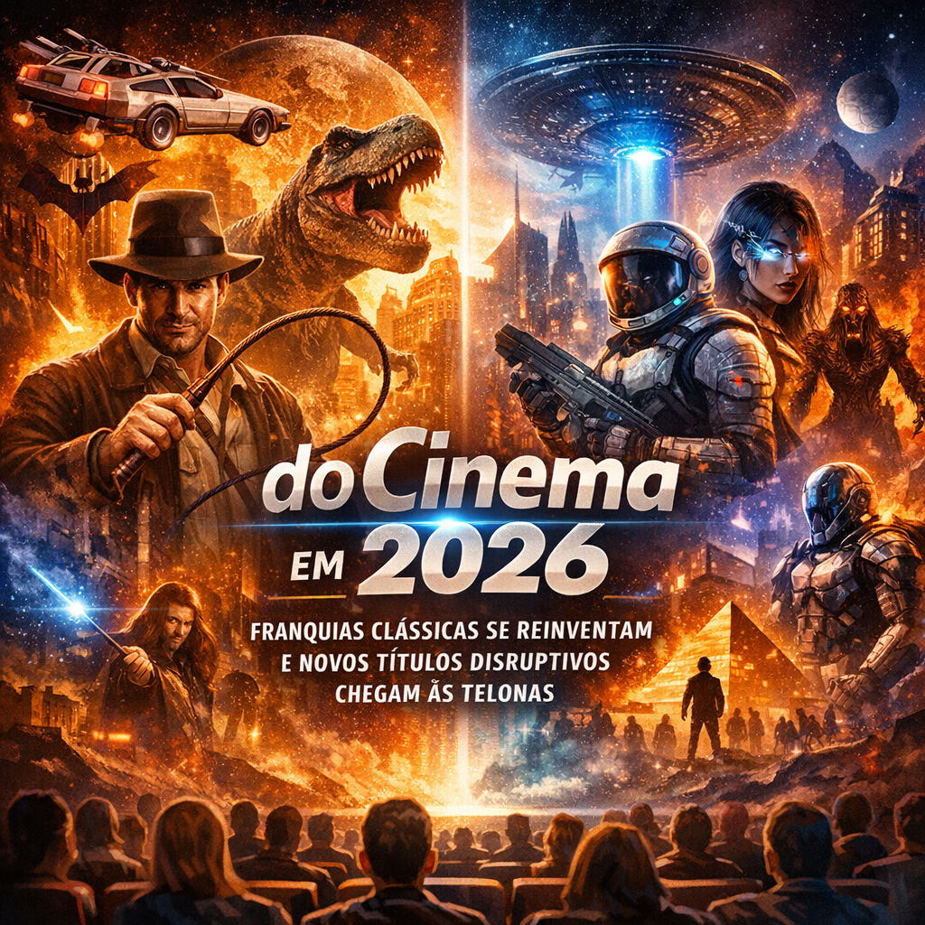 Cinema em 2026: franquias clássicas se reinventam e novos títulos disruptivos chegam às telonas