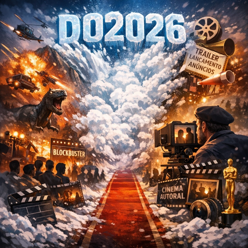 2026 começa com avalanche de estreias, trailers e anúncios e reacende a disputa entre blockbusters e cinema autoral